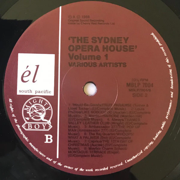 Various – The Sydney Opera House Volume One (VG+/VG) – LP, AU 1988 - Image 4