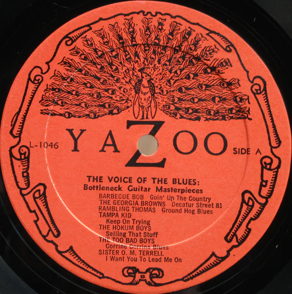 Various – The Voice Of The Blues: Bottleneck Guitar Masterpieces (VG+/VG+) – LP, US 1975 - Image 3