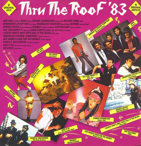 Various – Thru The Roof '83 (VG+/VG) – LP, AU 1983
