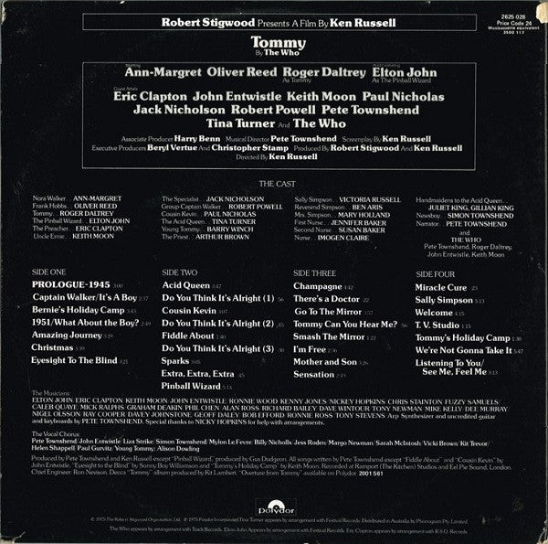 Various – Tommy (Original Soundtrack Recording) (VG+/VG+) – 2xLP, AU 1975 - Image 5