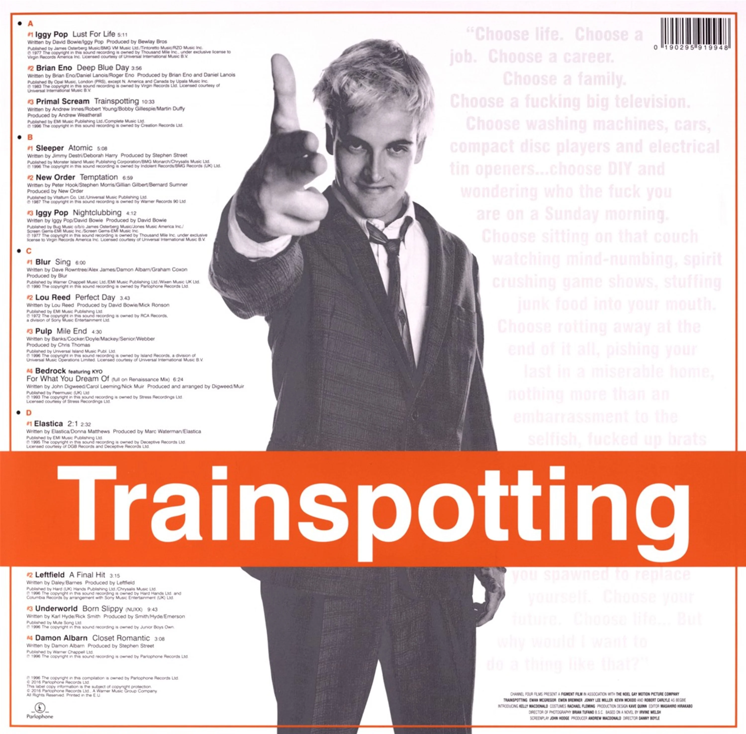 Various – Trainspotting (2xLP, Soundtrack, Music From The Motion Picture)