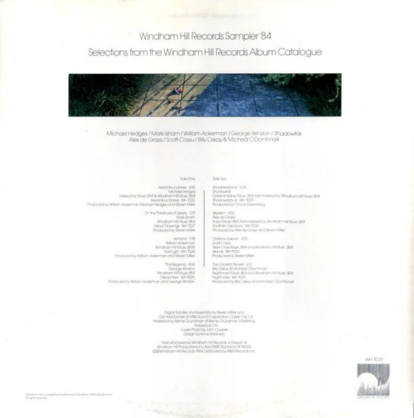 Various – Windham Hill Records Sampler '84 (VG+/VG+) – LP, US 1984 - Image 2