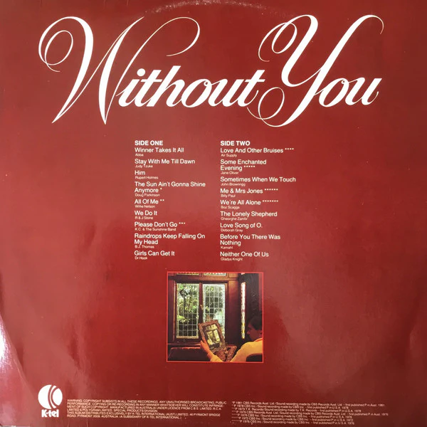Various – Without You Vol. II (VG+/VG+) – LP, AU 1981 - Image 3