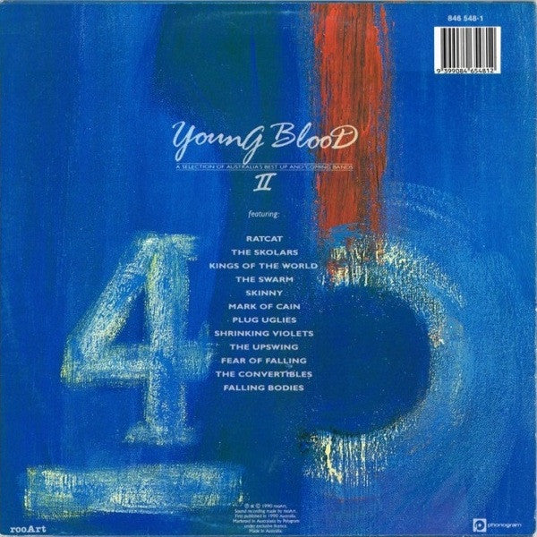 Various – Young Blood II (E/VG+) – LP, Australasia 1990 - Image 2