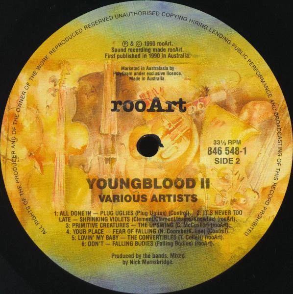Various – Young Blood II (E/VG+) – LP, Australasia 1990 - Image 4