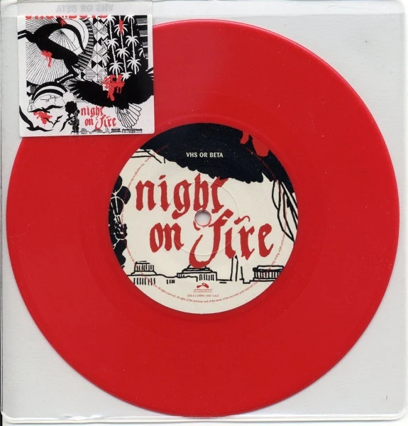 VHS Or Beta – Night On Fire (VG+/No Cover) – 7", UK 2005