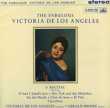 Victoria De Los Angeles, Gerald Moore – The Fabulous Victoria De Los Angeles (VG+/VG+) – LP, UK 1961
