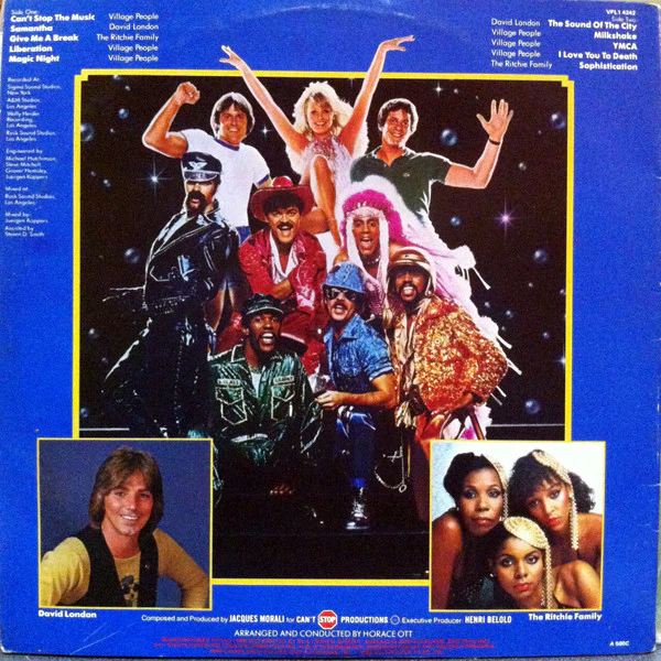 Village People – Can't Stop The Music - The Original Soundtrack Album (VG+/VG) – LP, AU 1980 - Image 2
