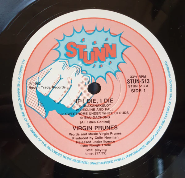 Virgin Prunes – ...If I Die, I Die (VG+/VG) – LP, AU 1982 - Image 3