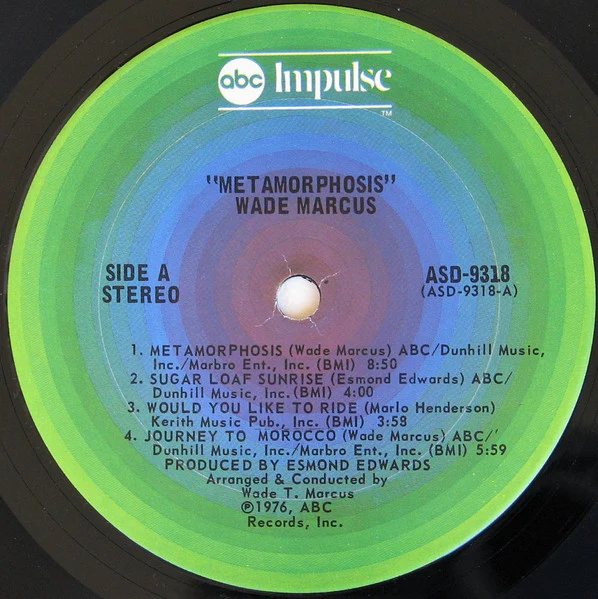 Wade Marcus – Metamorphosis (VG+/VG+) – LP, US 1976 - Image 3