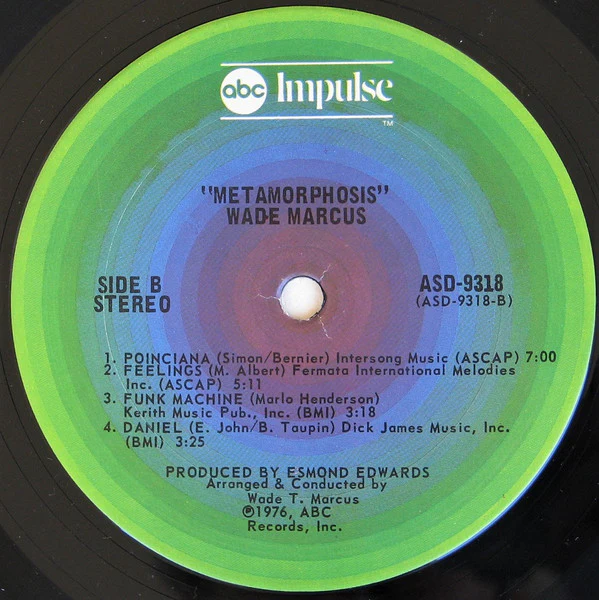 Wade Marcus – Metamorphosis (VG+/VG+) – LP, US 1976 - Image 4