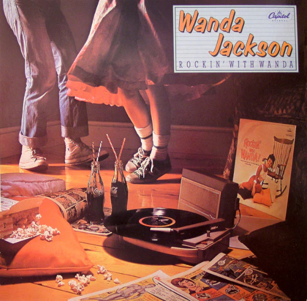 Wanda Jackson – Rockin' With Wanda (VG+/VG+) – LP, UK