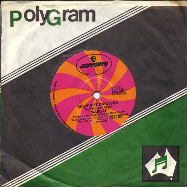 Ward 13 – Midnight Caravan (E/VG) – 7", AU 1982 - Image 3