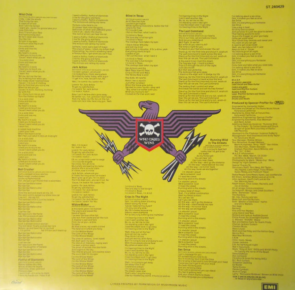 W.A.S.P. – The Last Command (VG+/VG+) – LP, AU 1985 - Image 3