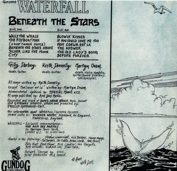 Waterfall – Beneath The Stars (VG+/VG+) – LP, UK 1981 - Image 2
