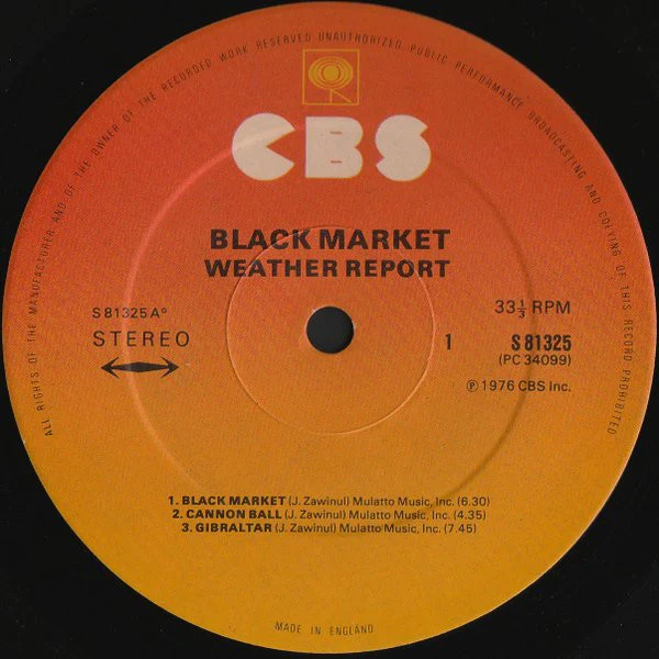 Weather Report – Black Market (VG+/VG+) – LP, UK 1976 - Image 3