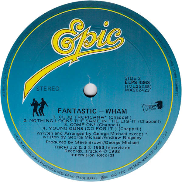 Wham! – Fantastic (VG+/VG+) – LP, AU 1983 - Image 4