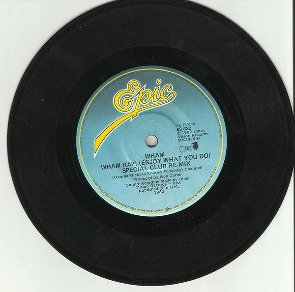Wham! – Wham Rap! (Enjoy What You Do) (VG+/Generic) – 7", AU 1982 - Image 4