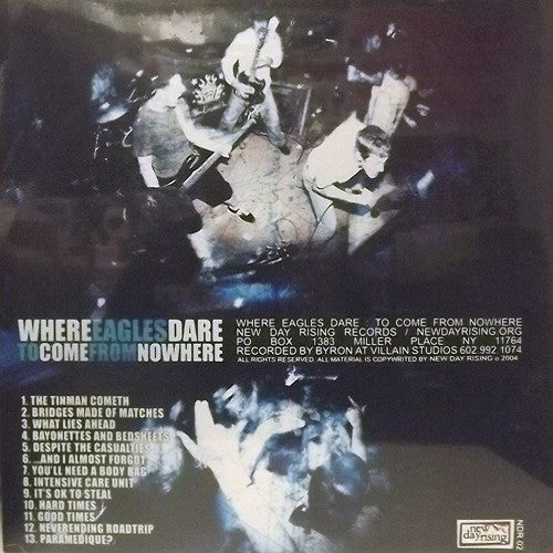 Where Eagles Dare – To Come From Nowhere (VG+/E) – LP, US 2004 - Image 2
