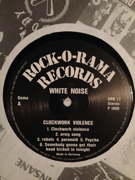 White Noise – The First Assault (VG+/E) – LP, DE 1989 - Image 3