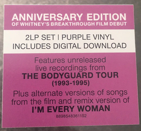 Whitney Houston – I Wish You Love: More From The Bodyguard (E/E) – 2xLP, EU 2018 - Image 3