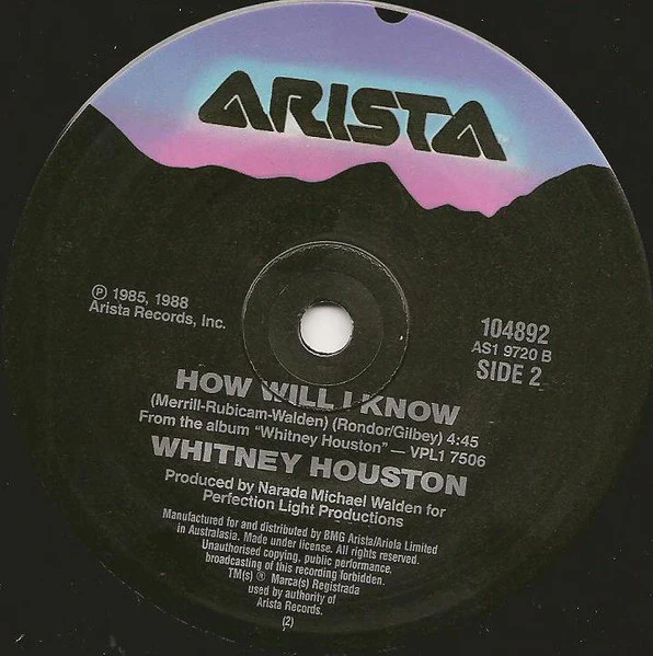 Whitney Houston – Love Will Save The Day (VG+/E) – 7", AU 1988 - Image 4