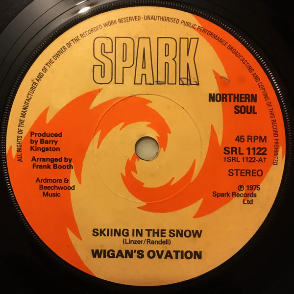Wigan's Ovation – Skiing In The Snow (VG+/Generic) – 7", UK