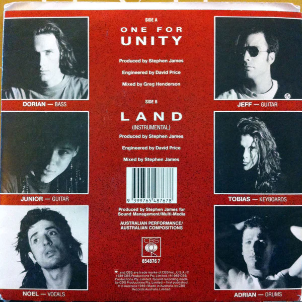 Wildland – One For Unity (VG+/VG+) – 7", AU 1989 - Image 2