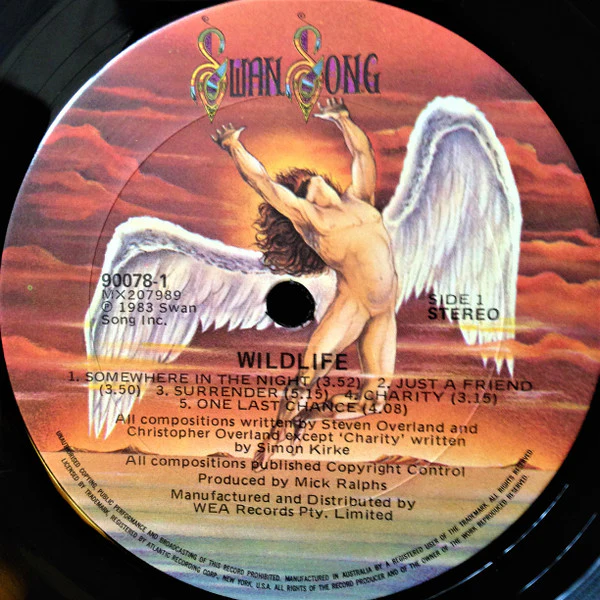 Wildlife – Wildlife (VG+/VG) – LP, AU 1983 - Image 3