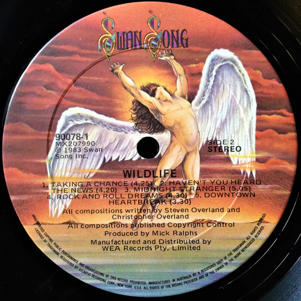 Wildlife – Wildlife (VG+/VG) – LP, AU 1983 - Image 4