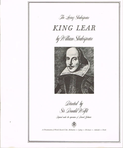 William Shakespeare – King Lear (VG+/VG+) – LP, AU 1971 - Image 7