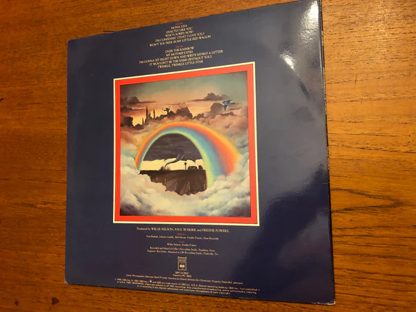 Willie Nelson – Somewhere Over The Rainbow (VG+/VG+) – LP, AU 1981 - Image 2