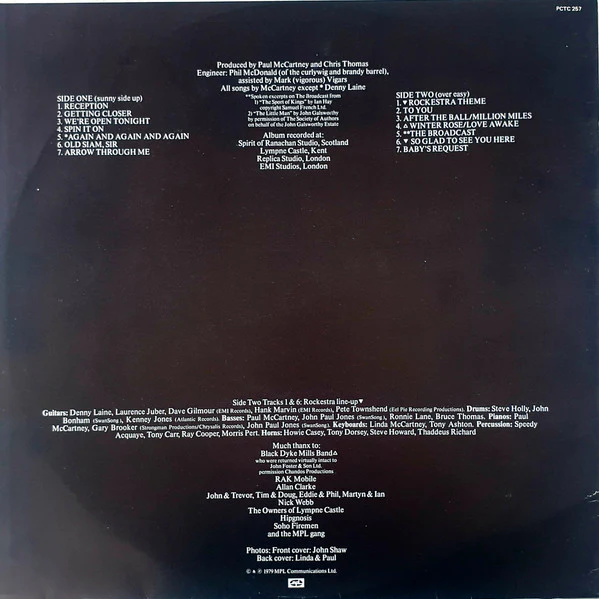 Wings – Back To The Egg (VG/VG) – LP, AU 1979 - Image 6