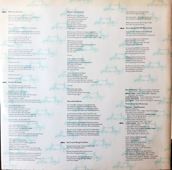 Wings – London Town (E/VG+) – LP, AU 1978 - Image 3
