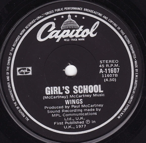 Wings – Mull Of Kintyre (VG+/Generic) – 7", AU 1977 - Image 2