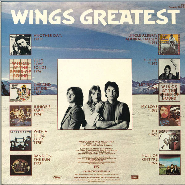 Wings – Wings Greatest (VG/VG) – LP, AU 1978 - Image 2