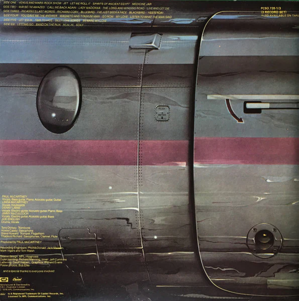 Wings – Wings Over America (VG/VG) – 3xLP, AU 1976 - Image 2