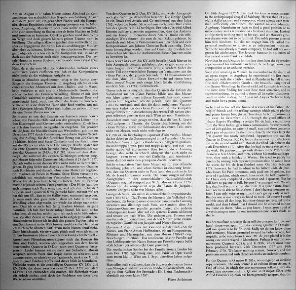 Wolfgang Amadeus Mozart, Barthold Kuijken, Sigiswald Kuijken, Lucy Van Dael, Wieland Kuijken – Flute Quartets (VG+/VG+) – LP, BE 1982 - Image 5