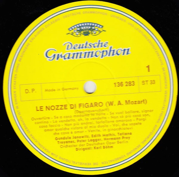 Wolfgang Amadeus Mozart, Karl Böhm – Le Nozze Di Figaro (Querschnitt) (VG+/VG+) – LP, DE - Image 2