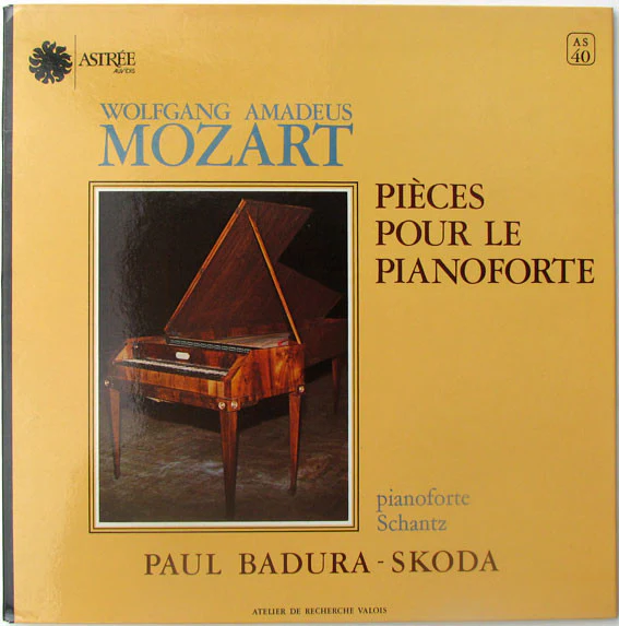Wolfgang Amadeus Mozart, Paul Badura-Skoda – Pièces Pour Le Pianoforte (VG+/VG+) – LP, FR