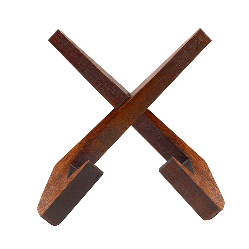Wooden LP Display Stand – Desktop Vinyl Record Display Holder - Image 3