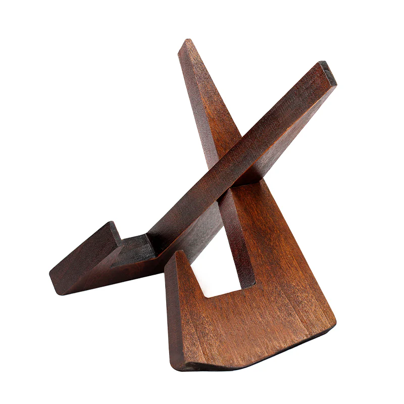 Wooden LP Display Stand – Desktop Vinyl Record Display Holder - Image 5