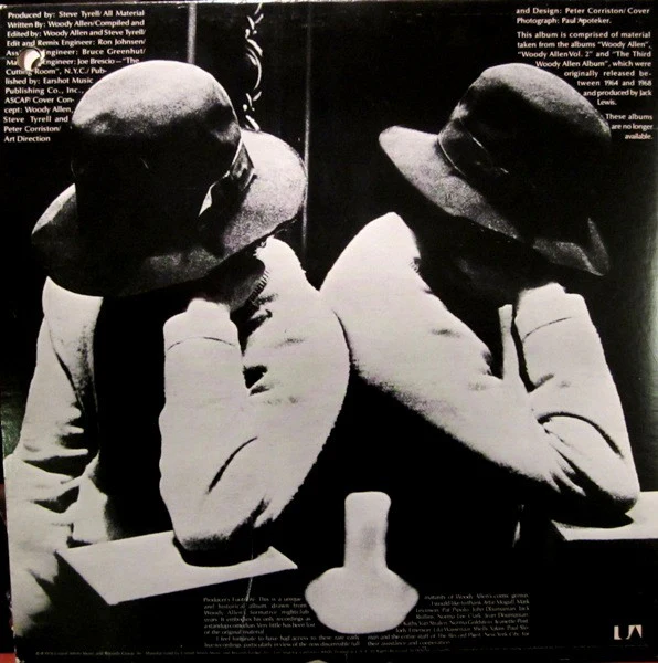Woody Allen – Standup Comic: 1964-1968 (VG+/VG+) – 2xLP, US 1978 - Image 3