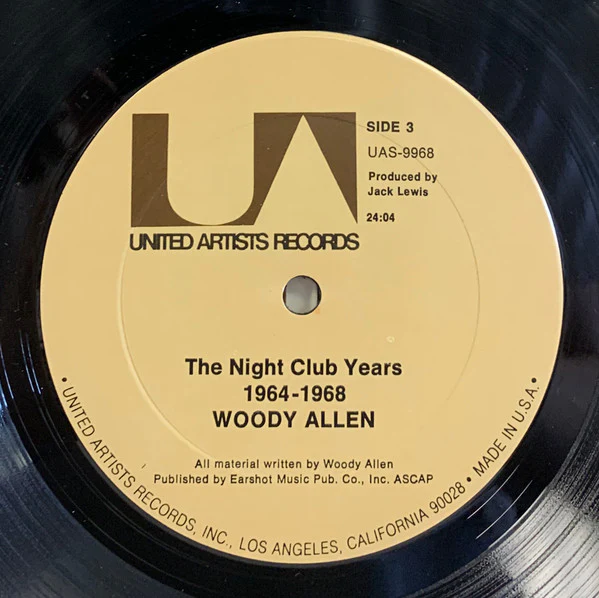Woody Allen – The Night Club Years 1964-1968 (VG/VG+) – 2xLP, US 1972 - Image 7