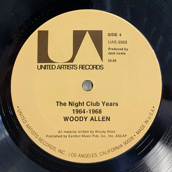Woody Allen – The Night Club Years 1964-1968 (VG/VG+) – 2xLP, US 1972 - Image 8