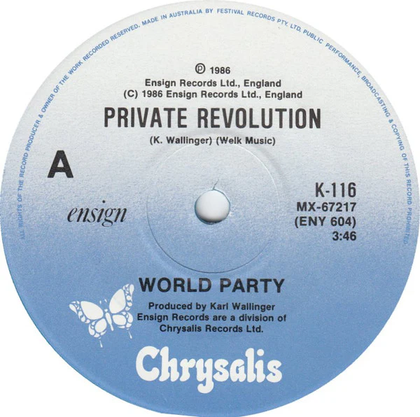 World Party – Ship Of Fools (VG+/No Cover) – 2x7", AU 1987 - Image 5