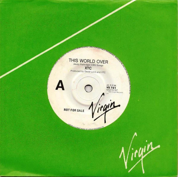 XTC – This World Over (VG+/VG+) – 7", AU 1984 - Image 3