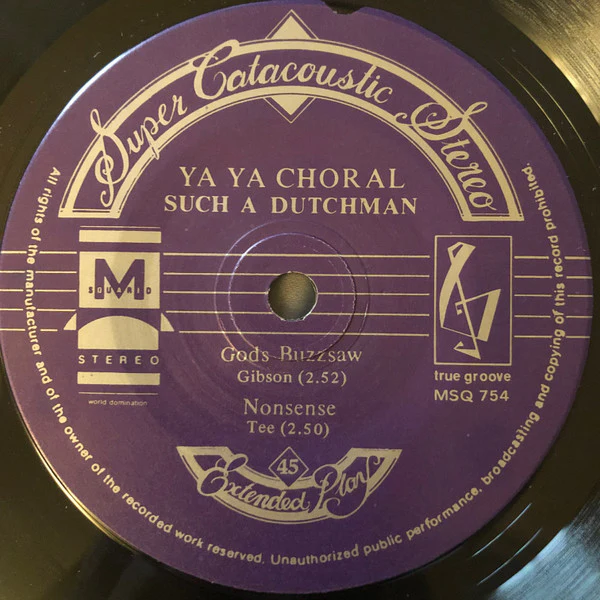 Ya Ya Choral – Such A Dutch Man (VG/VG) – 7", AU 1982 - Image 4