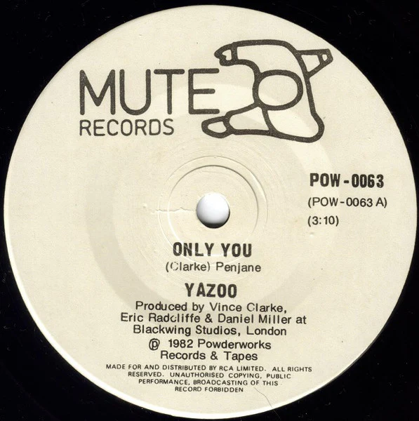 Yazoo – Only You / Situation (VG+/VG) – 7", AU 1982 - Image 3