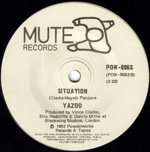 Yazoo – Only You / Situation (VG+/VG) – 7", AU 1982 - Image 4